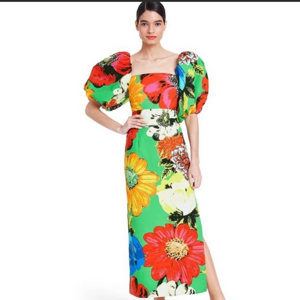 NWT Christopher John Rogers Puff sleeve dress!